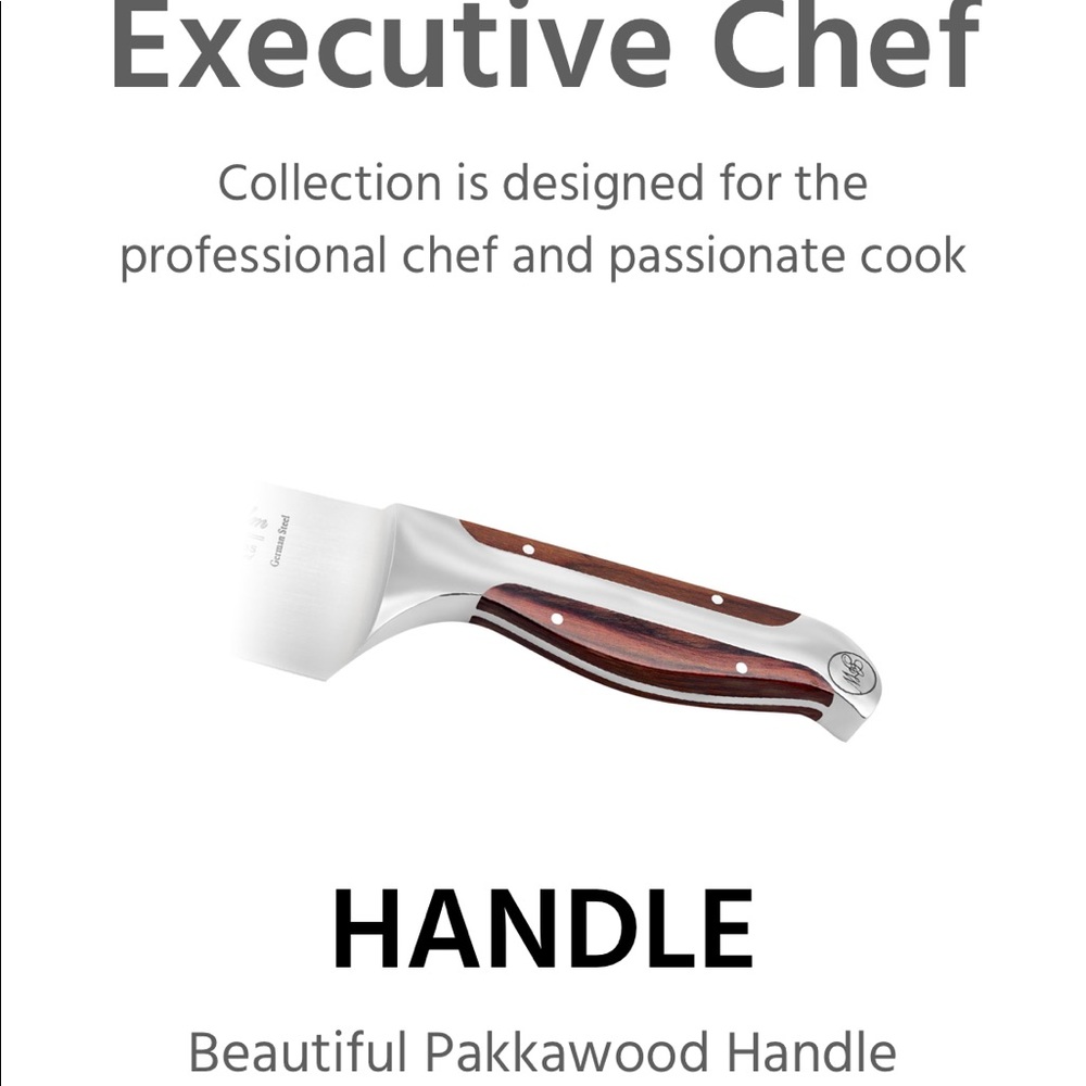 🛑SOLD🛑Gunter Wilhelm Exec Chef Knife Set with Bl - Picture 2 of 8